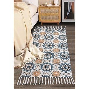 handmade printed dhurrie 2 x 5 feet carpet rug runner and carpets for living roomdrawing roombedroomhome design 1