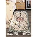 Handmade Printed Dhurrie 2 x 5 Feet Carpet Rug Runner and Carpets for Living Room/Drawing Room/Bedroom/Home (Design 1)