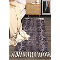 Handmade Printed Dhurrie 2 x 5 Feet Carpet Rug Runner and Carpets for Living Room/Drawing Room/Bedroom/Home (Design 4)