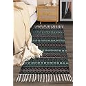 Handmade Printed Dhurrie 2 x 5 Feet Carpet Rug Runner and Carpets for Living Room/Drawing Room/Bedroom/Home (Design 5)