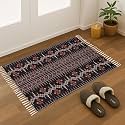 Printed Handmade Dhurrie 2 x 3 Feet Carpet Rug Runner and Carpets for Living Room/Drawing Room/Bedroom/Home (Design 4) 2x3 ft