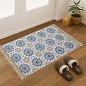 Printed Handmade Dhurrie 2 x 3 Feet Carpet Rug Runner and Carpets for Living Room/Drawing Room/Bedroom/Home (Design 1) 2x3 ft
