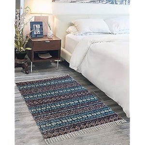 printed handmade dhurrie 3 x 5 feet carpet rug runner and carpets for living roomdrawing roombedroomhome design 5 3x5 ft