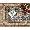 TRENDECOR Printed Handmade Dhurrie 3 x 5 Feet Persian Carpet Rug Runner and Carpets for Living Room/Drawing Room/Bedroom/Home (Design 7) 3x5 ft