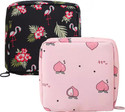 Trendegic Sanitary Napkin Pouch Pad Travel Cosmetic Makeup Jewellery Storage Pouch Holder Travel Toiletry Kit