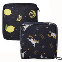 Trendegic Sanitary Napkin Pouch Pad Travel Cosmetic Makeup Jewellery Storage Pouch Holder Travel Toiletry Kit