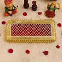Trendifly Ghungroo Metal Cash Shagun Money Gaddi Chain Cash Fancy Envelope Shagun Box | Multipurpose Jewelry Box For Women | Wedding House Ceremony Babyshower Diwali Pooja Rakhi Return Gift