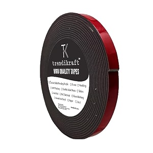 5 metre double sided heavy duty bonding acrylic foam attachment tape for strong bonding interior and exterior use in automotive superior adhesive 3m  2m 12mm x 2mm x 5m