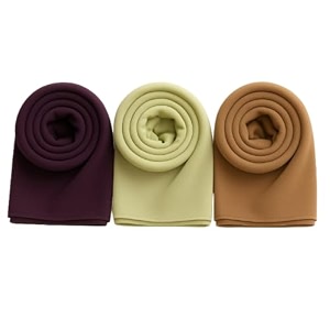 trending chiffon georgette hijab combo pack of 3 women amp girls  soft malaysian head wrap collection  lightweight plain fancy abaya scarf set  elegant shawl stole dupatta for college casual party