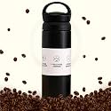 TRENDING Coffee Travel Mug, Vacuum Coffee Tumbler with Leakproof Flip Insulated Coffee Mug, for Hot and Cold Water Coffee and Tea in Travel Car Office School Camping | Tumbler Flask 500ml Black
