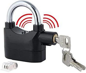trendjoes alarm security with motion sensor and 3 keys smart door lock
