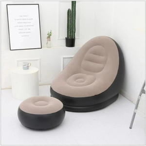 TRENDLER Lazy Sofa Bed Footstool Set Outdoor