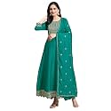 TRENDMALLS Women39s Art Silk Embroidery Salwar Suit