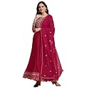 TRENDMALLS Women39s Art Silk Embroidery Salwar Suit