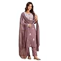 TRENDMALLS Women39s Cambric Cotton Embroidery Work Kurta