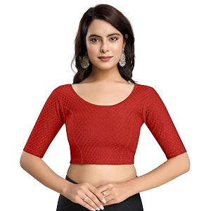 TRENDMALLS Womens Dobby Pure Cotton Elastin Stretchable