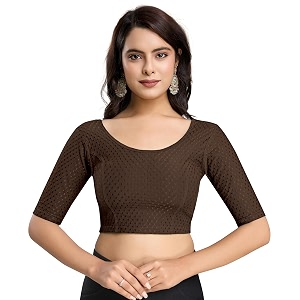 TRENDMALLS Womens Dobby Pure Cotton Elastin Stretchable