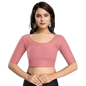 TRENDMALLS Womens Dobby Pure Cotton Elastin Stretchable
