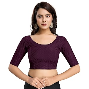 TRENDMALLS Womens Dobby Pure Cotton Elastin Stretchable