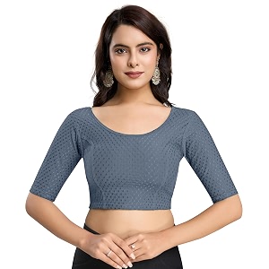 TRENDMALLS Womens Dobby Pure Cotton Elastin Stretchable