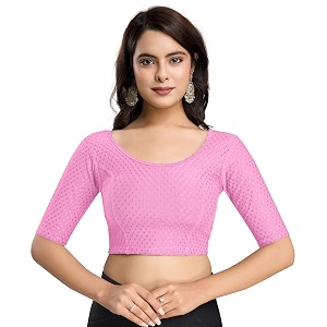 TRENDMALLS Womens Dobby Pure Cotton Elastin Stretchable