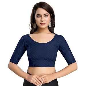 TRENDMALLS Womens Dobby Pure Cotton Elastin Stretchable