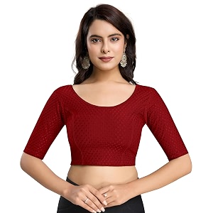TRENDMALLS Womens Dobby Pure Cotton Elastin Stretchable