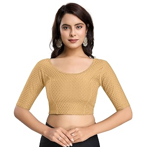 TRENDMALLS Womens Dobby Pure Cotton Elastin Stretchable