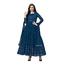 TRENDMALLS Women39s Georgette Embroidery Salwar Suit Anarkali