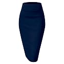 TRENDMALLS Women39s Knee Length Formal Pencil Skirt