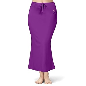 TRENDMALLS Womens Polyester Spandex Saree Shapewear Petticoat