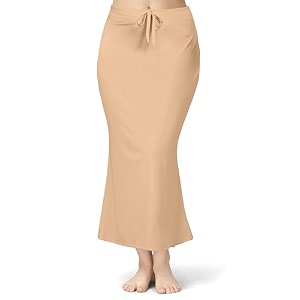 TRENDMALLS Womens Polyester Spandex Saree Shapewear Petticoat