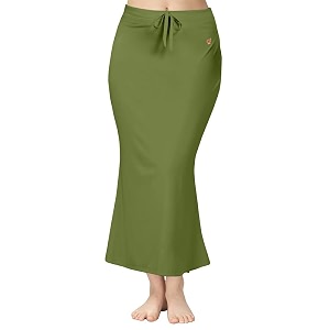 TRENDMALLS Womens Polyester Spandex Saree Shapewear Petticoat