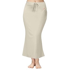 TRENDMALLS Womens Polyester Spandex Saree Shapewear Petticoat