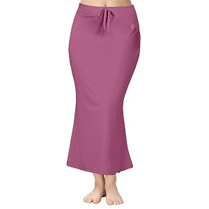 TRENDMALLS Womens Polyester Spandex Saree Shapewear Petticoat