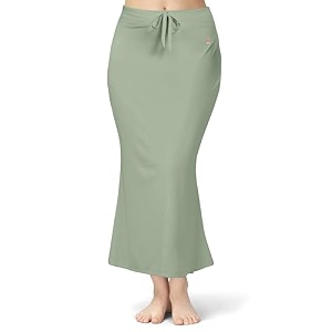 TRENDMALLS Womens Polyester Spandex Saree Shapewear Petticoat