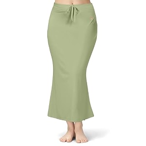 TRENDMALLS Womens Polyester Spandex Saree Shapewear Petticoat