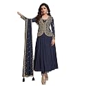 TRENDMALLS Women39s Silk Blend Embroidery Sequence Work