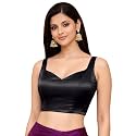 TRENDMALLS Womens Fandy Satin Silk Blouse Sweetheart