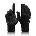 TRENDOUX Merino Wool Winter Gloves for Men Women, Cold Weather Warm Touchscreen Unisex, Non-Slip, Knit Elastic Cuff