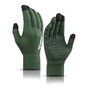 TRENDOUX Winter Gloves for Men Women - Upgraded Touch Screen Cold Weather Thermal Warm Knit Glove for Running Driving Hiking