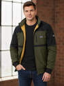 TrendsTalk Men Colorblock Bomber Jacket