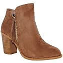 TRENDSUP Women's Fashion Side Zipper Booties
