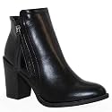 TRENDSUP Women's Fashion Side Zipper Booties