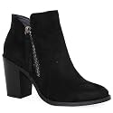 TRENDSUP Women's Fashion Side Zipper Booties