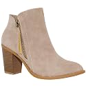 TRENDSUP Women's Fashion Side Zipper Booties