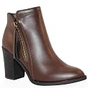 TRENDSUP Women's Fashion Side Zipper Booties