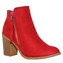 TRENDSUP Women's Fashion Side Zipper Booties