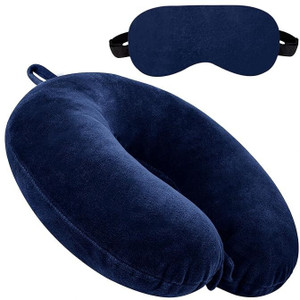 TrendTryst Polyester Fibre Travel Pillow Pack of