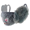 Trendy Apparel Shop Kids Winter Animal Face Breathable Cat Mask & Earmuffs